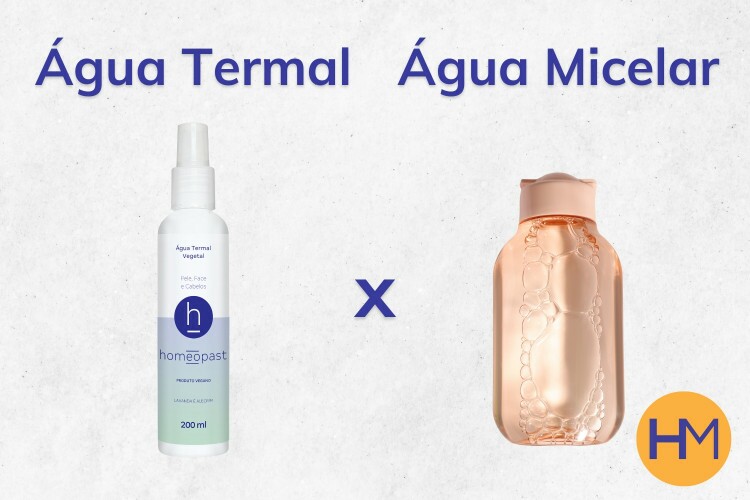 ÁGUA TERMAL X ÁGUA MICELAR